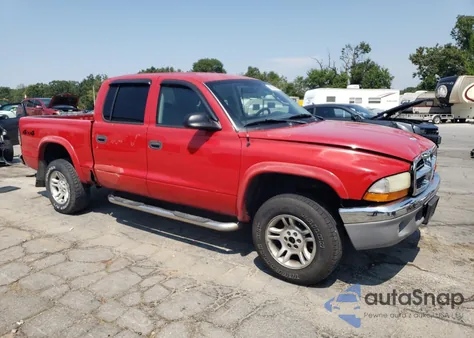 2004 Dodge Dakota Quad Slt из США, поврежденный, VIN 1D7HG48N34S751132